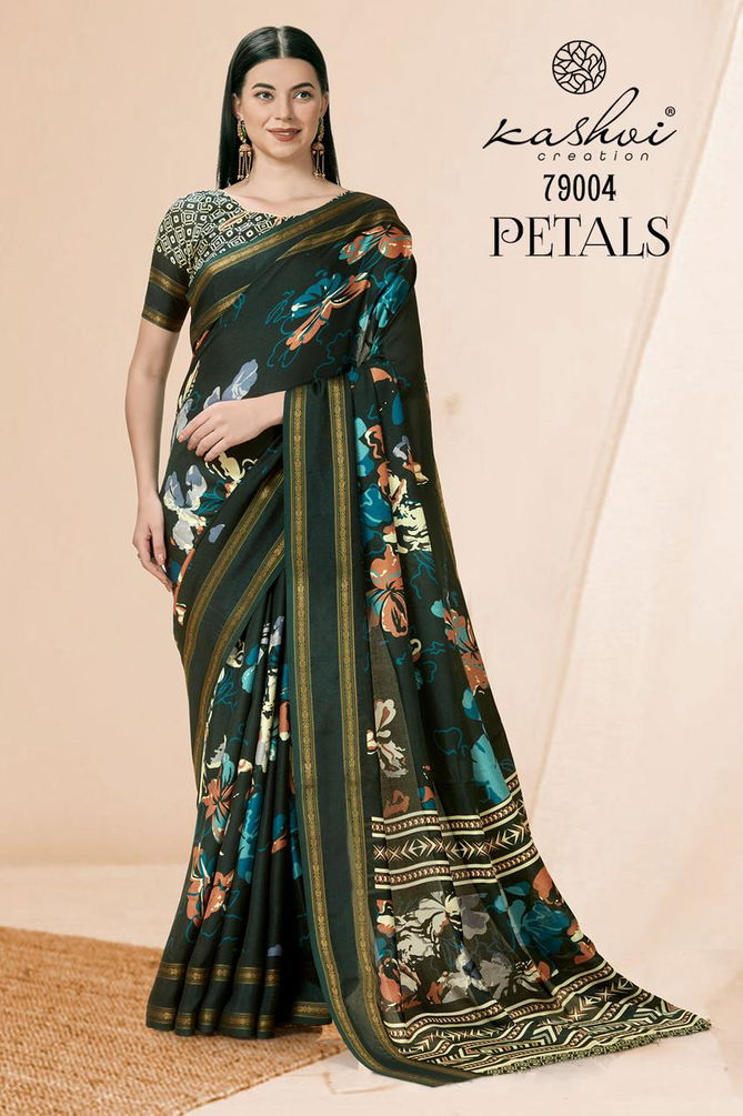 Kashvi Petals By LT Fabrics Silk Saree Catalog